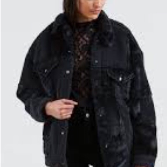 levi's patchwork baggy trucker jacket
